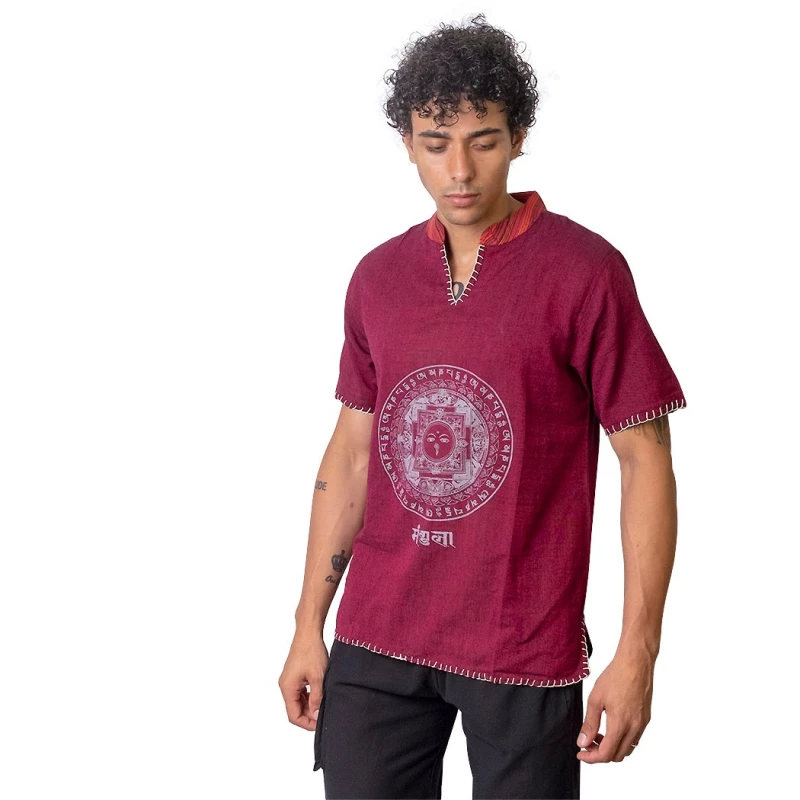 Camisa hombre mandala KTNE2002