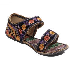 Sandalia zapato etnico bordado