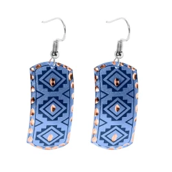 Pendientes de cobre esmaltados