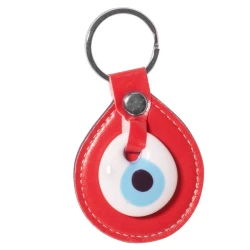 LLavero piel ojo turco