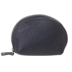 Monedero piel media luna