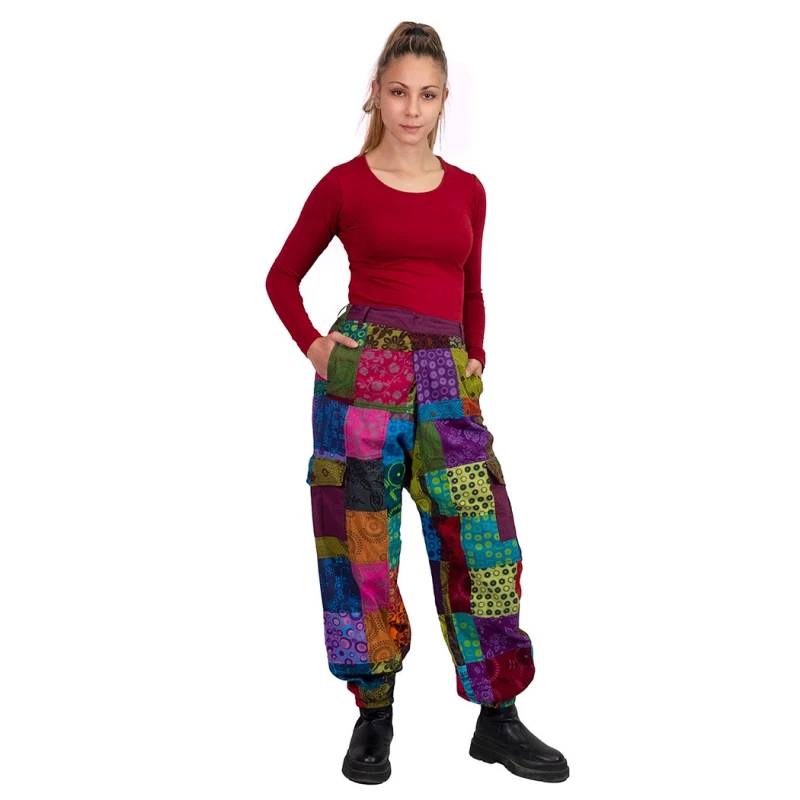 Pantalon turco patchwork TRNE2115