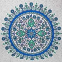 Colcha Mandala Azul BSC36
