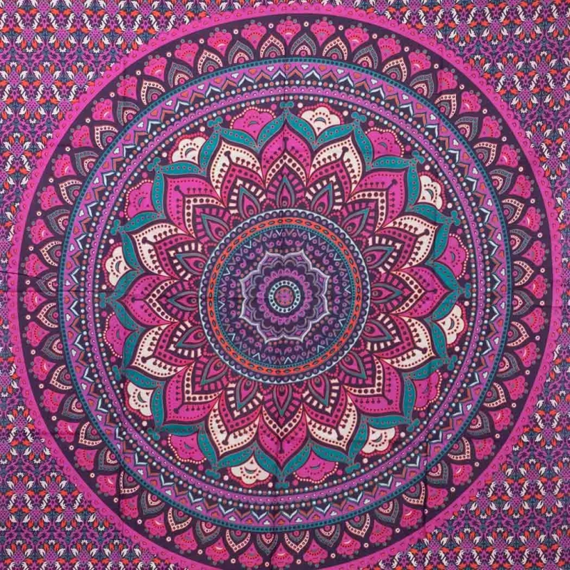 Colcha tapiz Boho Mandala BSC39 Colcha tapiz Boho Mandala BSC39