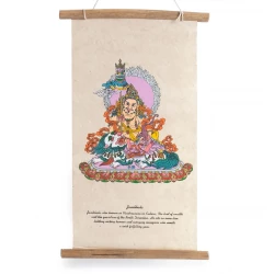 Pergamino para pared Jambhala