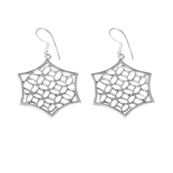 Pendientes geométricos flor de la vida PE819IN