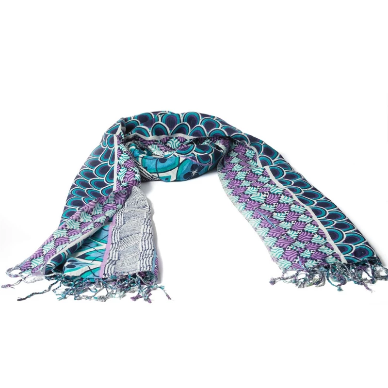 Pañuelo foulard de rayon etnico SCF223