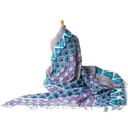Pañuelo foulard de rayon etnico SCF223