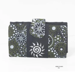 Monedero de tela con bordado MO138NE