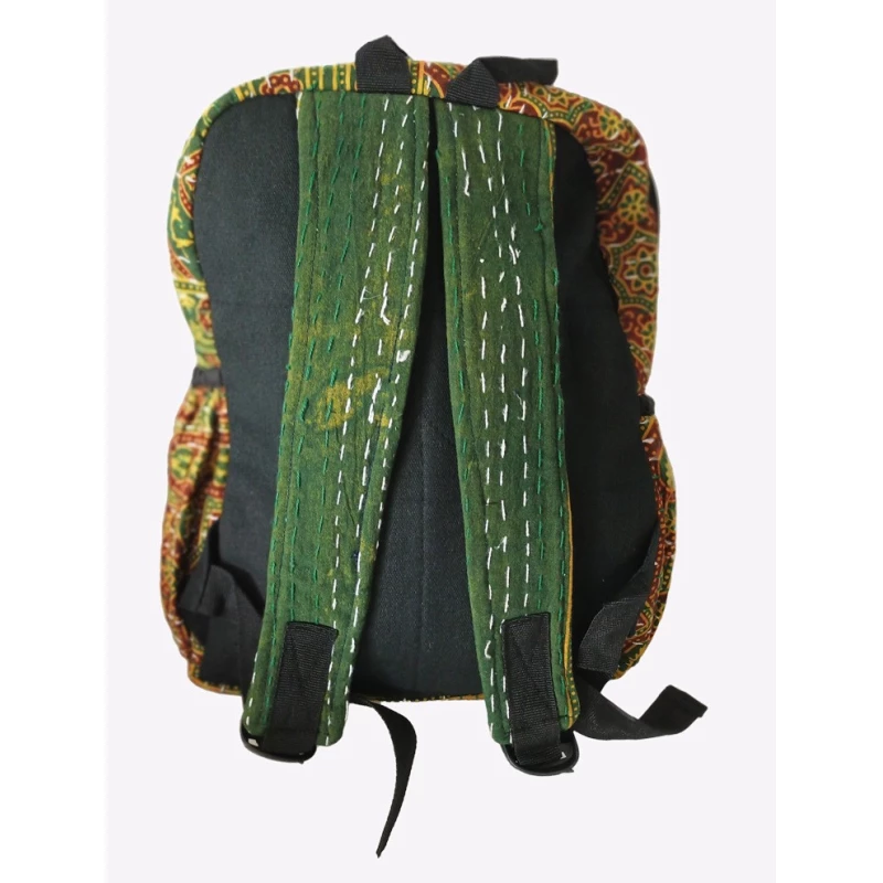 Hemp Backpack Mochila Tela Mandala Flor Rosa U00c9tnica Mochila De