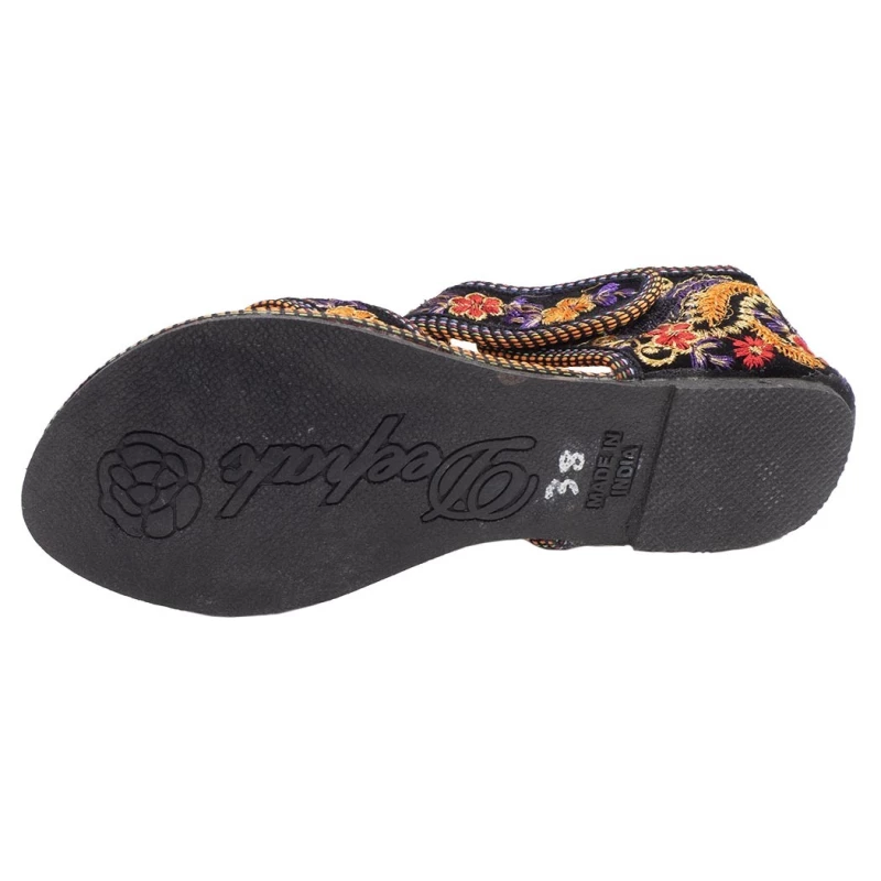 Sandalia zapato etnico bordado