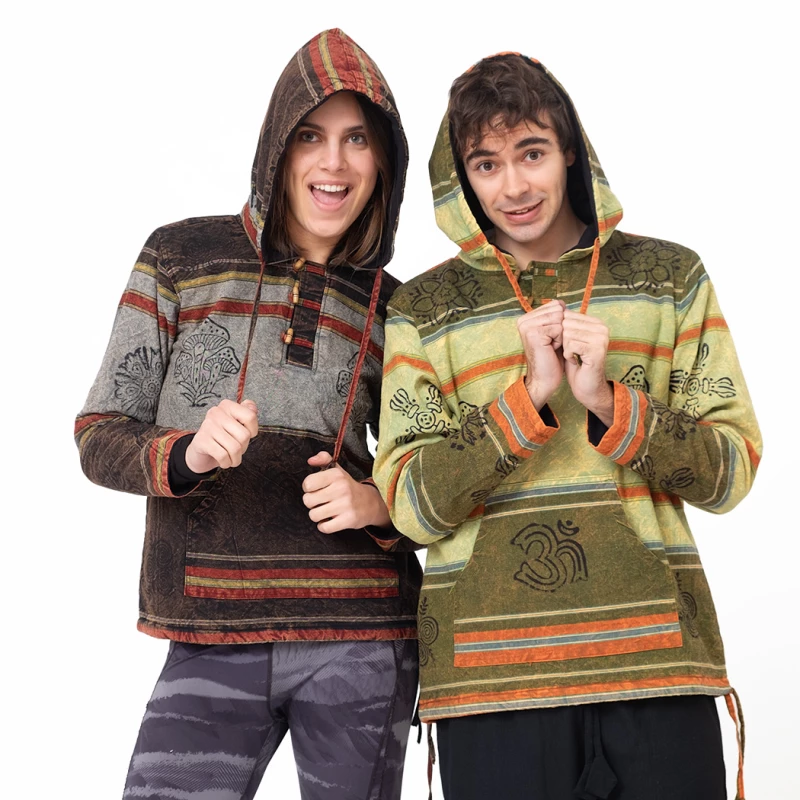 Chaqueta sudadera hippie unisex JKNE2401