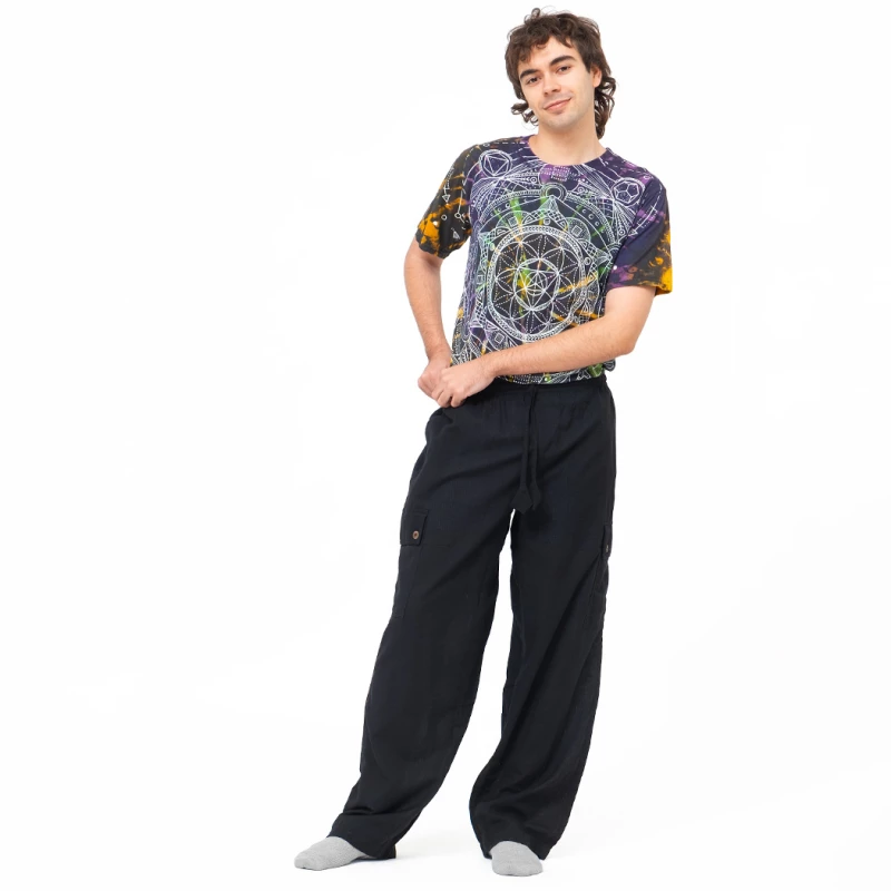 Pantalon hippie liso hombre TRM2108