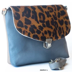 BOLSO DE PIEL MUJER ANIMAL PRINT BG437