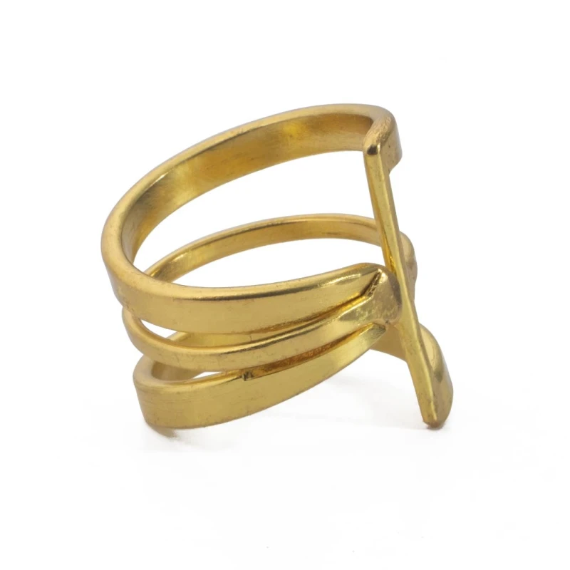Anillo asimétrico de latón AN207IN