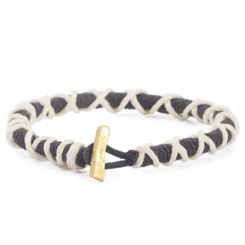 Pulsera artesanal de algodón PU310IN