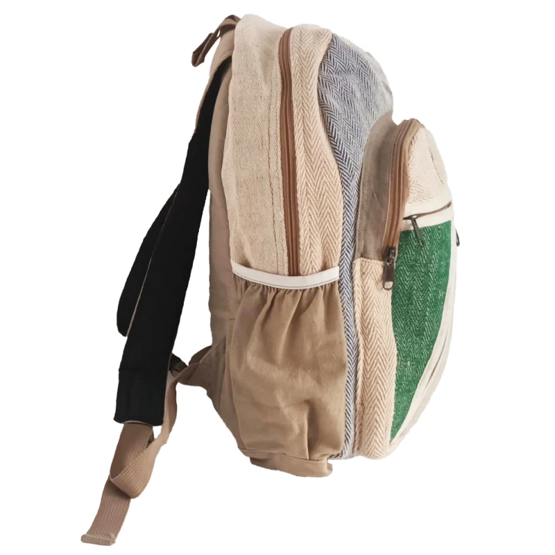 Mochila de cáñamo Himalayan Hemp artesanal BG444NE