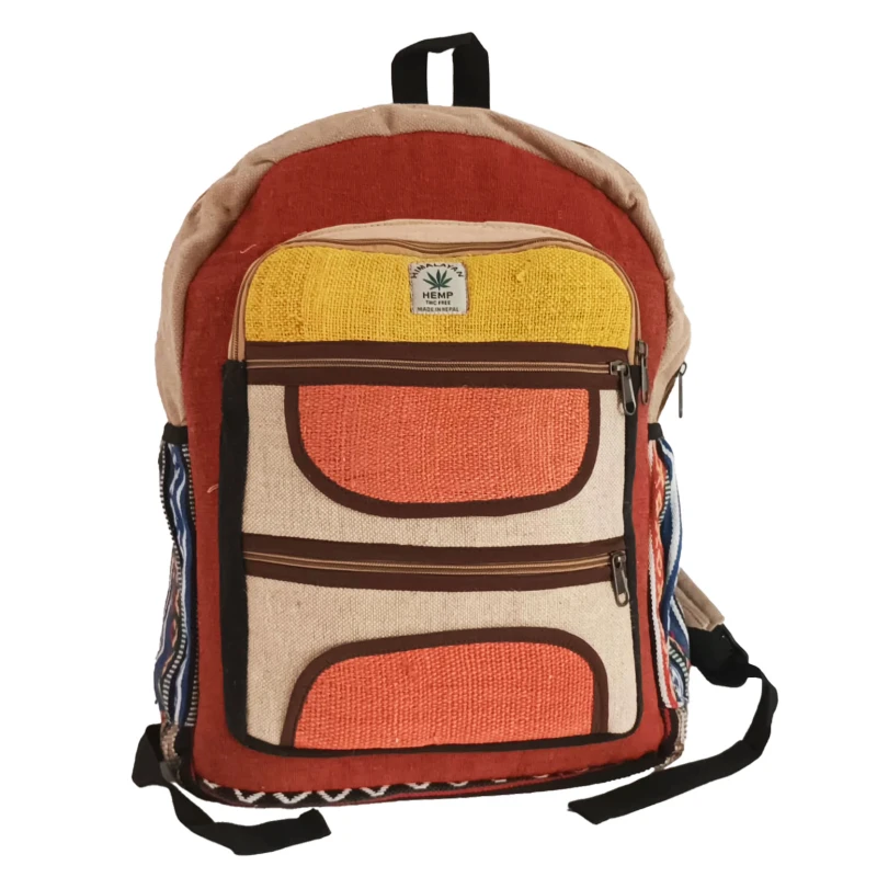Mochila de cáñamo Himalayan Hemp artesanal BG444NE
