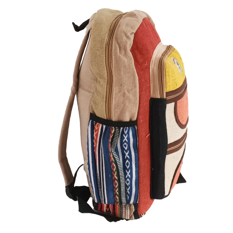 Mochila de cáñamo Himalayan Hemp artesanal BG444NE