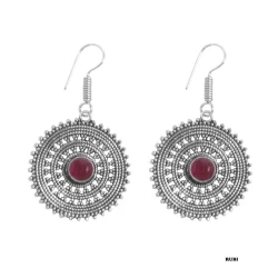Pendientes etnicos redondos PE847IN