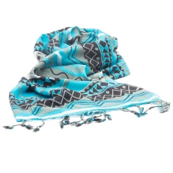 Foulard étnico artesanal de viscosa SCF236