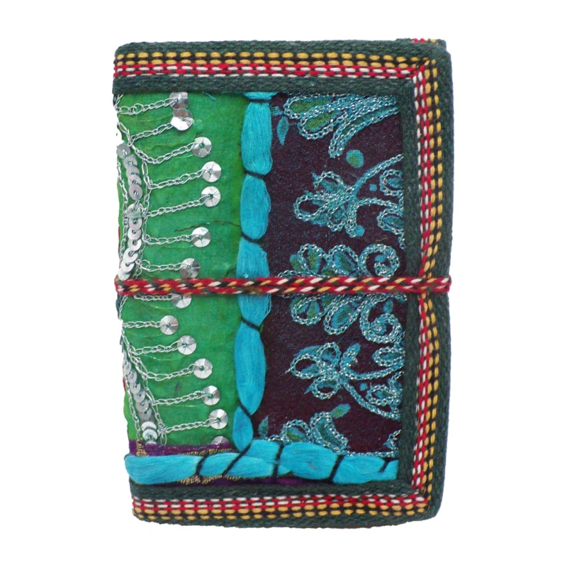 Libreta artesanal con diseño étnico pequeña NB58