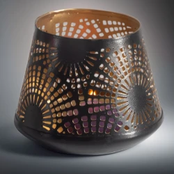 Portavelas de laton etnico PRV08IN