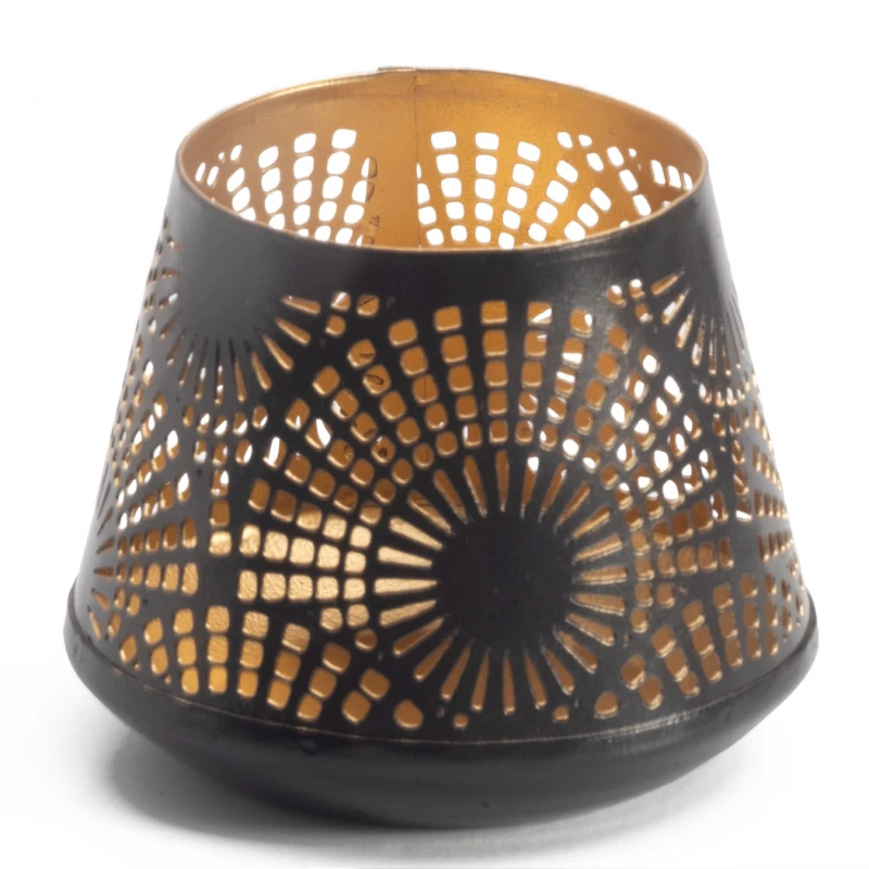 Portavelas de laton etnico PRV08IN