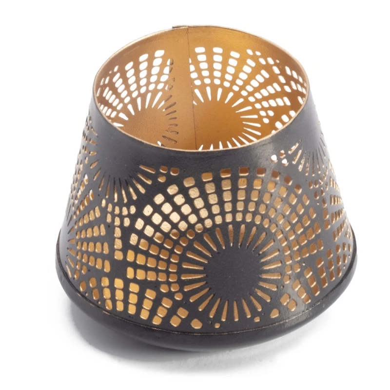 Portavelas de laton etnico PRV08IN