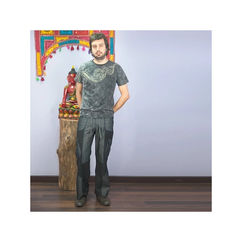 Pantalon hippie vaquero TRM1504