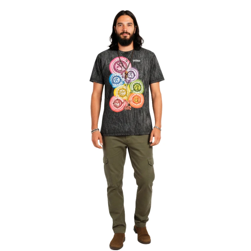 Camiseta hombre Arbol Chakras SHTH2107