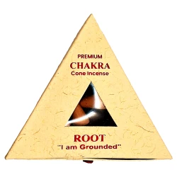 Conos de incienso natural de nag champa chakra raíz