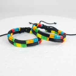 Pulsera caucho hippie PU130TH