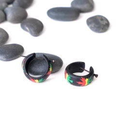 Pendiente coco rasta PE433BA