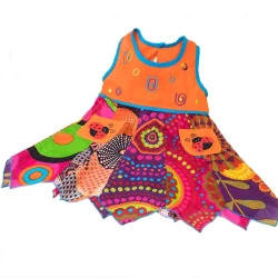 Vestido hippie niñas KDNE1802