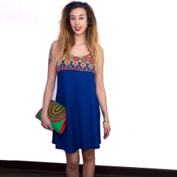 Vestido Corto  Bordado DRIN1811