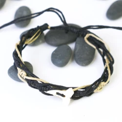 Pulsera cuero Hippie PU218BA