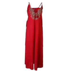 Vestido largo bordado DRIN1810