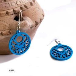 Pendientes de madera PE522TH