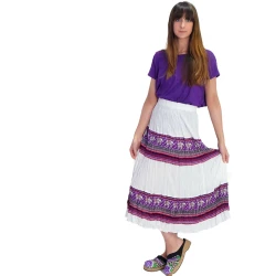 Falda larga Boho SKTH1901