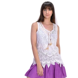 Top bordado Ibicenco TPTH1903