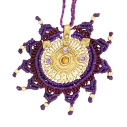 Collar etnico macrame CL151IN